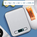 Balança Digital de Cozinha com Display LED (5kg / 10kg)
