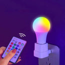 Lâmpada LED RGB 16 Cores com Comando