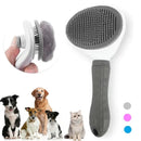 Escova de Auto-Limpeza para Cães e Gatos
