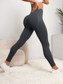 Calças Leggings Desportivas de Cintura Alta
