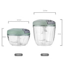 Picadora Manual Multiusos para Alimentos (500ml / 900ml)