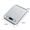 Balança Digital de Cozinha com Display LED (5kg / 10kg)