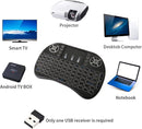 Mini Teclado Sem Fios com Touchpad Iluminado