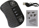 Mini Teclado Sem Fios com Touchpad Iluminado