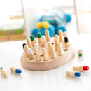 Jogo de Memória em Madeira Montessori 26 Peças