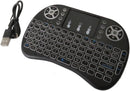 Mini Teclado Sem Fios com Touchpad Iluminado